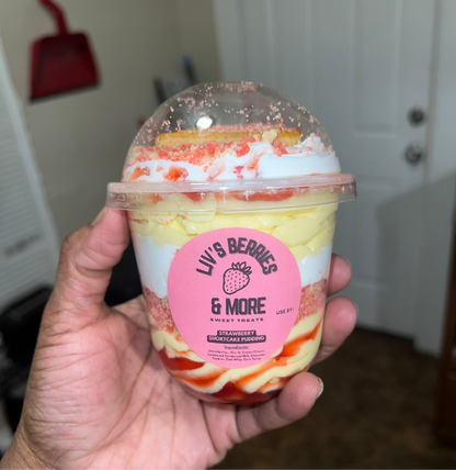 Strawberry Shortcake Pudding